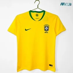 Camiseta Brasil Local Retro 2018 Amarillo