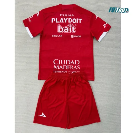 Camiseta Club Necaxa Local 2025/2026 Rojo Niño Kit