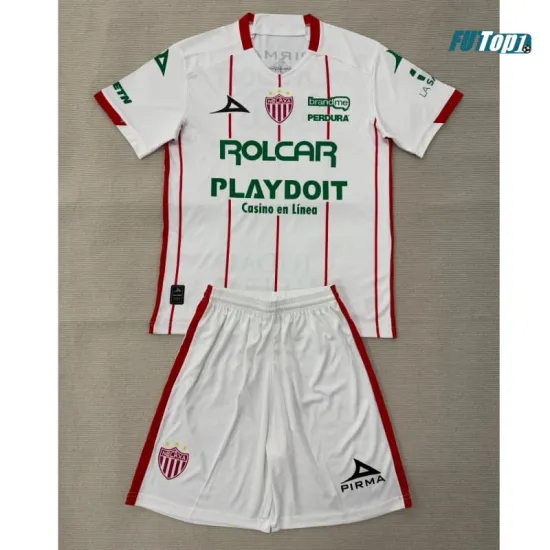 Camiseta Club Necaxa Visitante 2025/2026 Blanco Niño Kit