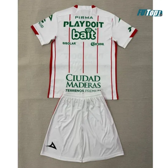 Camiseta Club Necaxa Visitante 2025/2026 Blanco Niño Kit