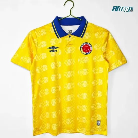 Camiseta Colombia Local Retro 1994 Amarillo