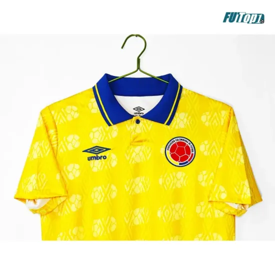 Camiseta Colombia Local Retro 1994 Amarillo