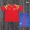 Camiseta Colombia Visitante Retro 1990 Rojo Niño Kit