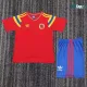 Camiseta Colombia Visitante Retro 1990 Rojo Niño Kit