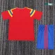 Camiseta Colombia Visitante Retro 1990 Rojo Niño Kit