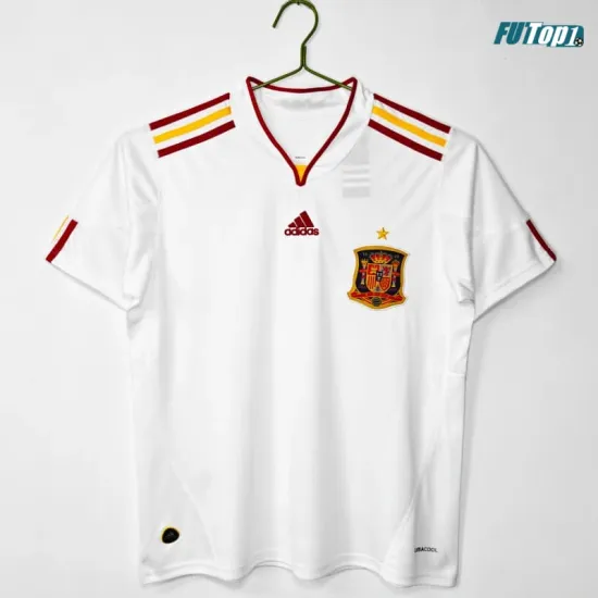 Camiseta España Visitante Retro 2011/12 Blanco