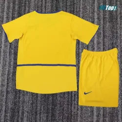 Camiseta Inter de Milan Alternativo Retro 2002/03 Amarillo Niño Kit