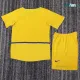 Camiseta Inter de Milan Alternativo Retro 2002/03 Amarillo Niño Kit