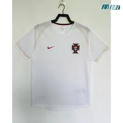 Camiseta Portugal Alternativo Retro 2006 Blanco
