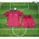 Camiseta Portugal Local Mundial 2026 Rojo Niño Kit