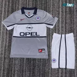 Camiseta PSG Visitante Retro 2000/01 Gris Niño Kit