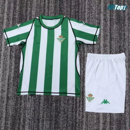 Camiseta Real Betis Local Retro 2003/04 Verde/Blanco Niño Kit