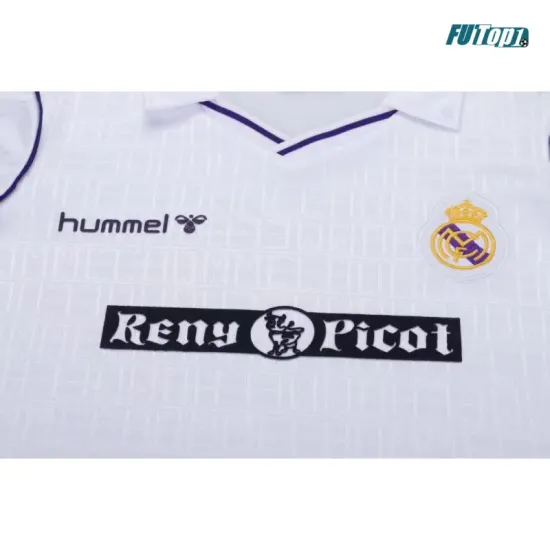 Camiseta Real Madrid Local Retro 1988/90 Blanco Niño Kit