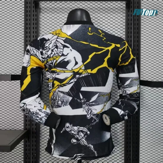 Camiseta Real Madrid x Marvel 2025/2026 ML Edición Especial (EDICIÓN JUGADOR)