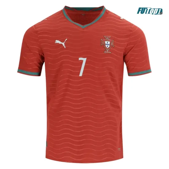 Camiseta Ronaldo 7 Portugal Local Mundial 2026 Rojo