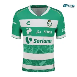 Camiseta Santos Laguna Local 2025/2026 Verde/Blanco