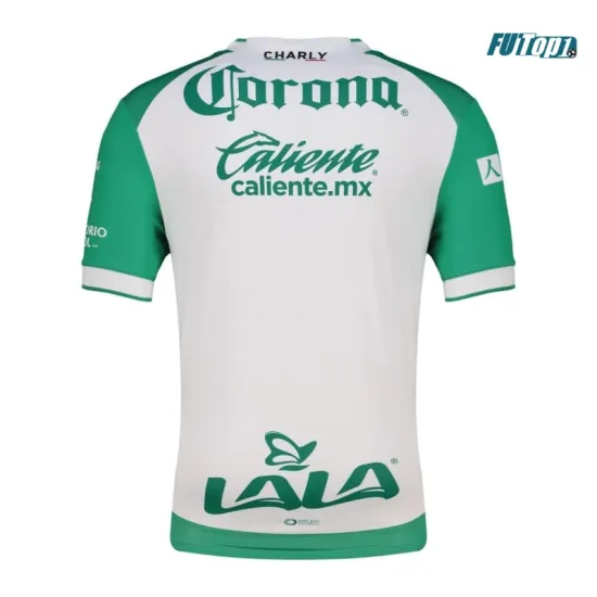 Camiseta Santos Laguna Local 2025/2026 Verde/Blanco