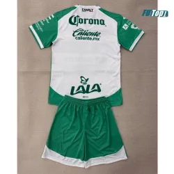 Camiseta Santos Laguna Local 2025/2026 Verde/Blanco Niño Kit