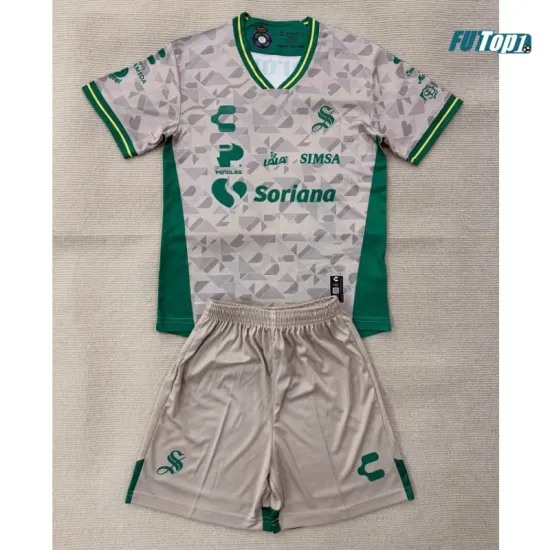 Camiseta Santos Laguna Visitante 2025/2026 Blanco/Verde