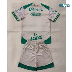 Camiseta Santos Laguna Visitante 2025/2026 Blanco/Verde Niño Kit