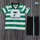 Camiseta Sporting Lisboa Local Retro 1999/00 Verde/Blanco Niño Kit