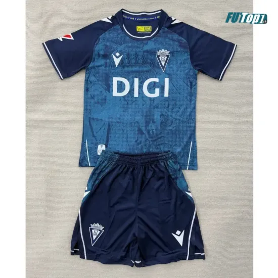 Camiseta Cadiz Alternativo 2025/2026 Azul Niño Kit