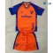 Camiseta Málaga CF Alternativo 2025/2026 Naranja/Azul Niño Kit