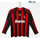 Camiseta AC Milan Local Retro 2008/09 ML Rojo/Negro