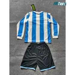 Camiseta Argentina Local Retro 1998 ML Blanco/Azul Niño Kit