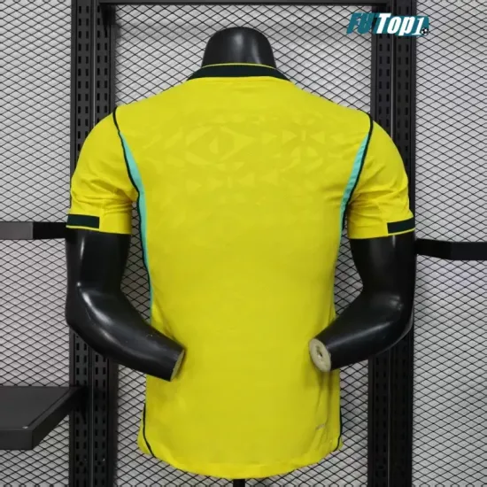 Camiseta Brasil Local Mundial 2026 Amarillo (EDICIÓN JUGADOR)