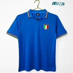 Camiseta Italia Local Retro 1982 Azul