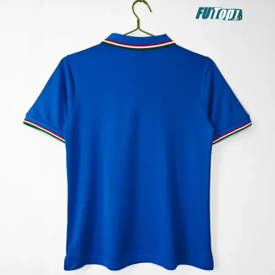Camiseta Italia Local Retro 1982 Azul