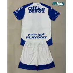 Camiseta Pachuca Local 2025/2026 Blanco/Azul Niño Kit