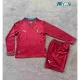 Camiseta Portugal Local Mundial 2026 ML Rojo Niño Kit