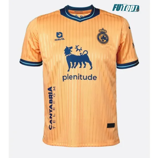 Camiseta Racing de Santander Alternativo 2025/2026 Oro