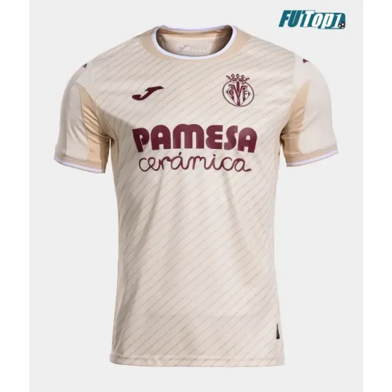 Camiseta Villarreal Visitante 2025/2026 Blanco Roto