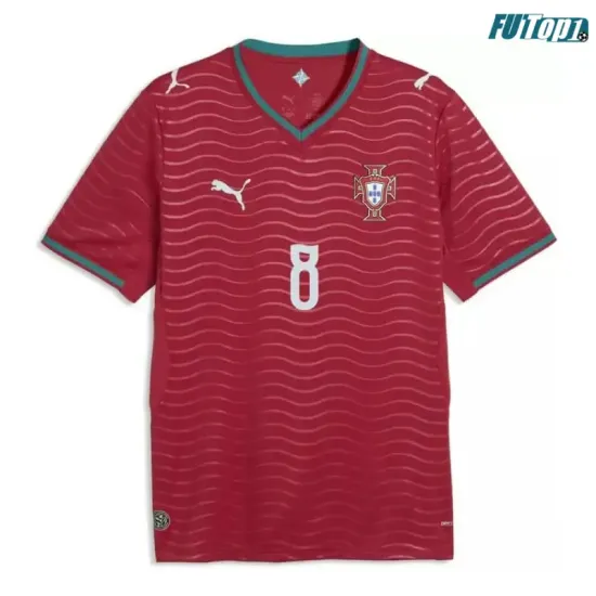 Camiseta B.Fernandez 8 Portugal Local 2026 Rojo