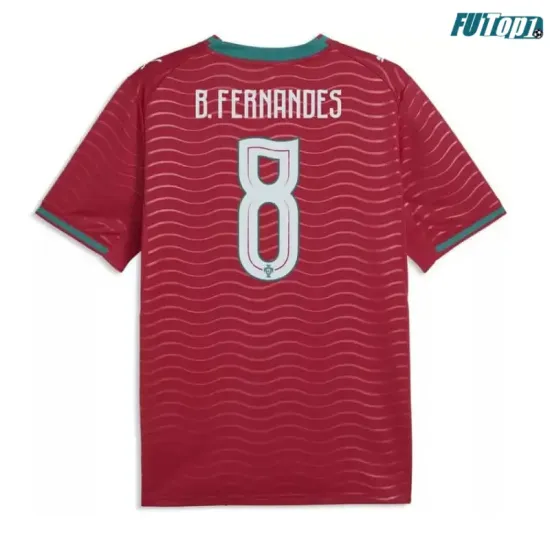 Camiseta B.Fernandez 8 Portugal Local 2026 Rojo