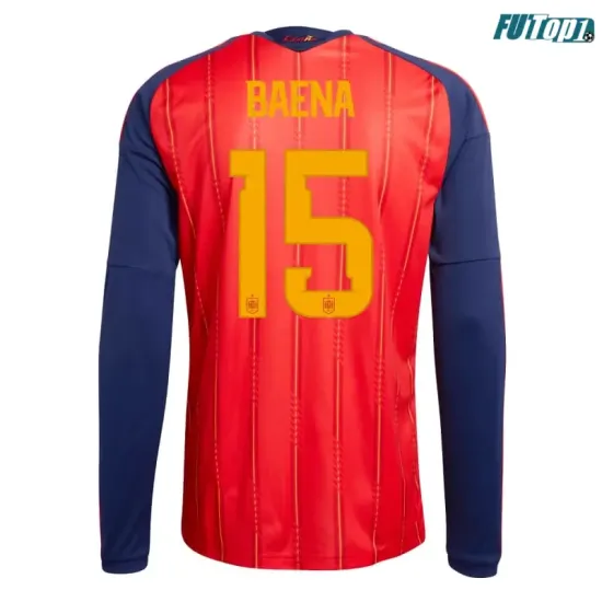 Camiseta Baena 15 España Local 2026 ML Rojo/Azul