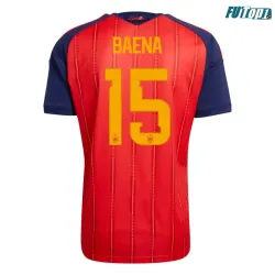 Camiseta Baena 15 España Local 2026 Rojo/Azul