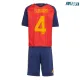 Camiseta Cubarsí 4 España Local 2026 Rojo/Azul Niño Kit