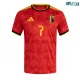 Camiseta De Bruyne 7 Bélgica Local Mundial 2026 Rojo