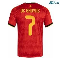 Camiseta De Bruyne 7 Bélgica Local Mundial 2026 Rojo