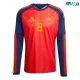 Camiseta Fabián 8 España Local 2026 ML Rojo/Azul