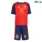 Camiseta Fabián 8 España Local 2026 Rojo/Azul Niño Kit