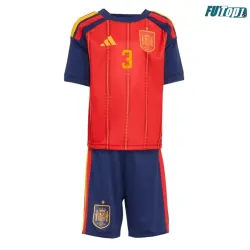 Camiseta Le Normand 3 España Local 2026 Rojo/Azul Niño Kit