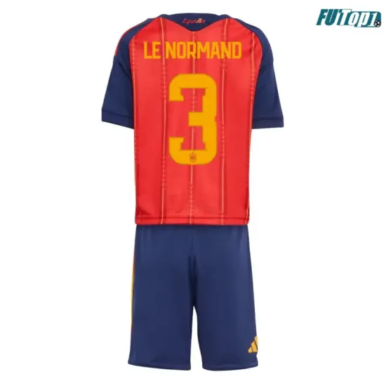 Camiseta Le Normand 3 España Local 2026 Rojo/Azul Niño Kit