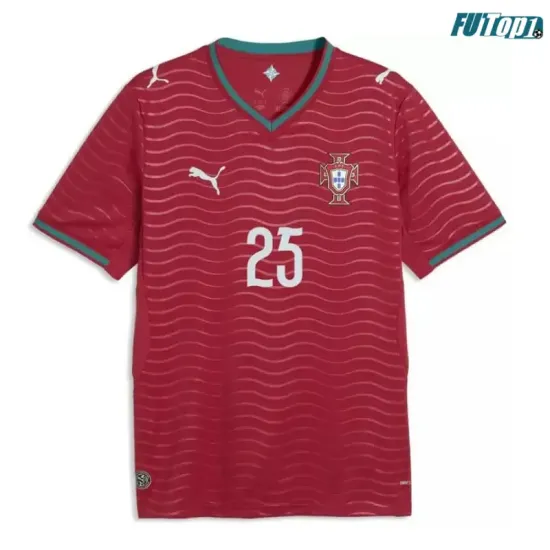 Camiseta N.Mendes 25 Portugal Local 2026 Rojo