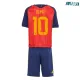Camiseta Olmo 10 España Local 2026 Rojo/Azul Niño Kit