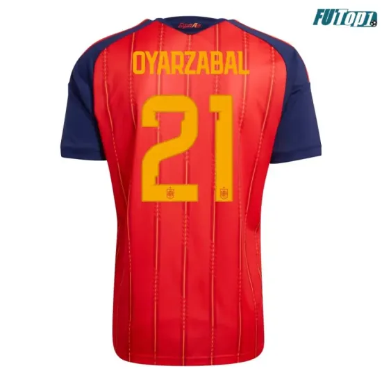 Camiseta Oyarzabal 21 España Local 2026 Rojo/Azul